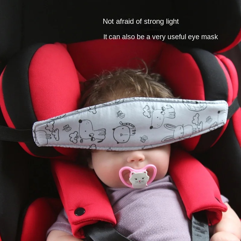 Bebek Araba Koltuğu Baş Desteği Yumuşak Çocuklar Oto Koltuğu Kafa Tutucu Sabitleme Bandı Uyku Şekerleme Kemer İç Aksesuarları Araba Styling Görüntü 0