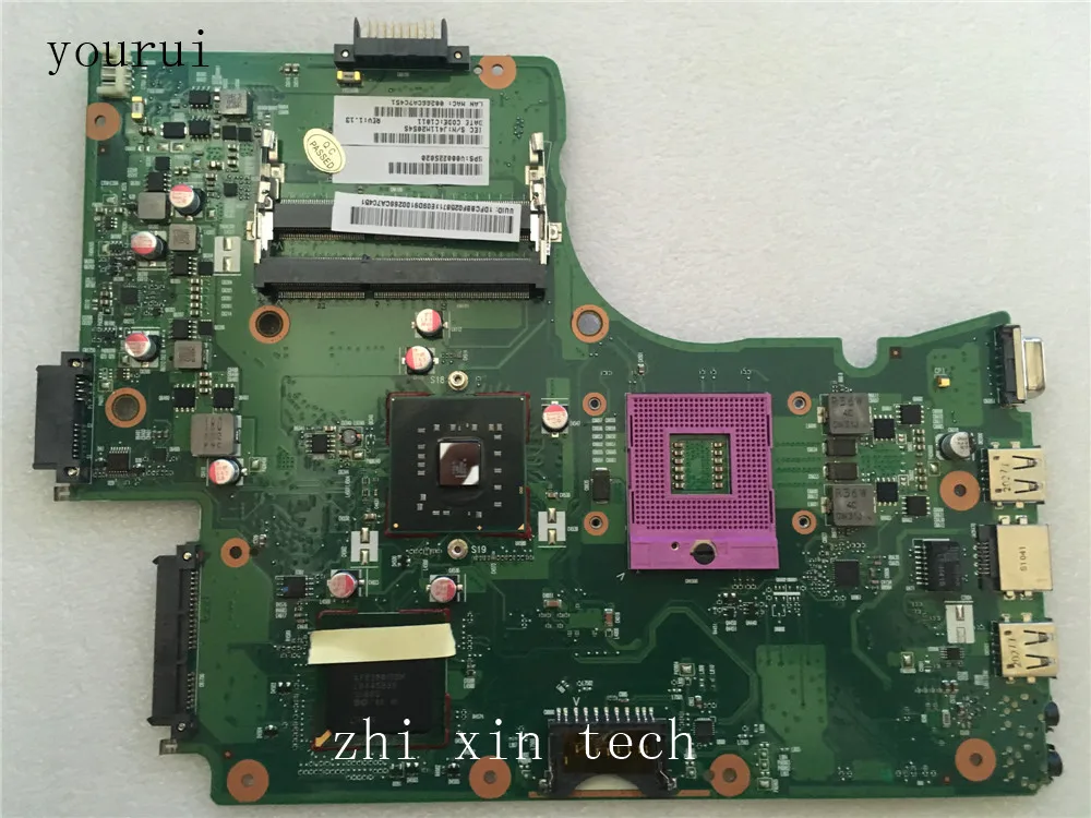 yourui Orijinal Toshiba Satellite C650 C655 Dizüstü PC Anakart V000225020 6050A2355301 Test mükemmel çalışma Görüntü 0
