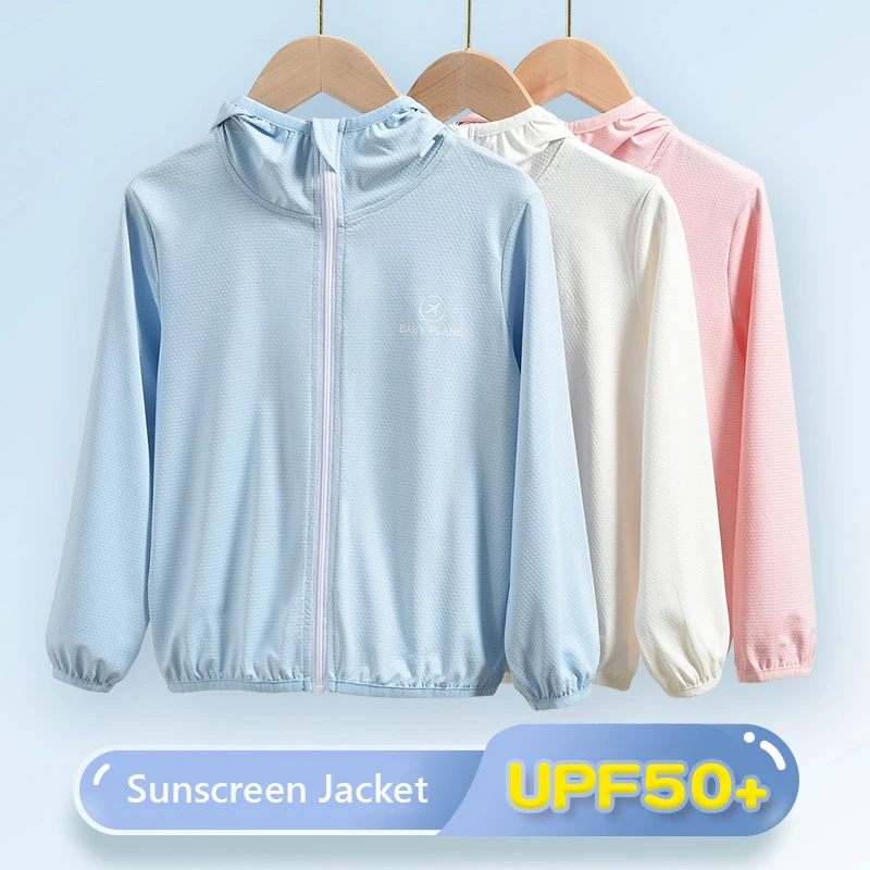 UPF 50 + Güneş Koruyucu Ceket Çocuklar ve Kadınlar için güneş koruma giyimi Cilt Ceket Kız Erkek Çocuk Yetişkin Ebeveyn - çocuk Yaz Görüntü 0