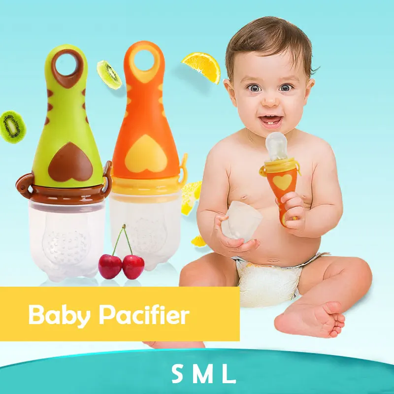 1 Adet Taze Gıda Bebek Emzikler Kalp şeklinde Meyve Besleyici Meme Besleme Güvenli Bebek Malzemeleri Meme Emzik Emzik Şişeleri Nibbler Görüntü 0
