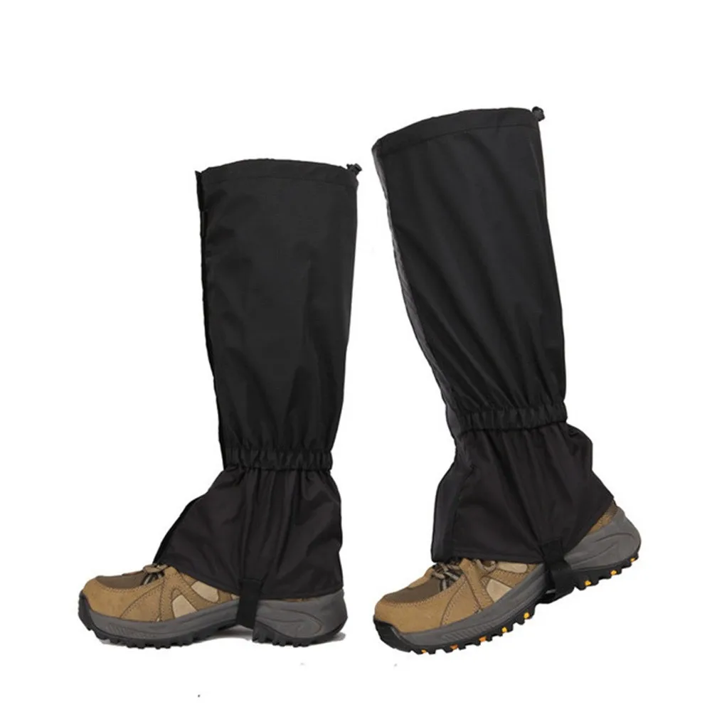 2x Açık Su Geçirmez Bacak Çorapları Bacak Örtüsü Yürüyüş Kamp Tırmanma Kayak Çöl Botları Ayakkabı Kar Çorapları Bacaklar Koruyucu Görüntü 0