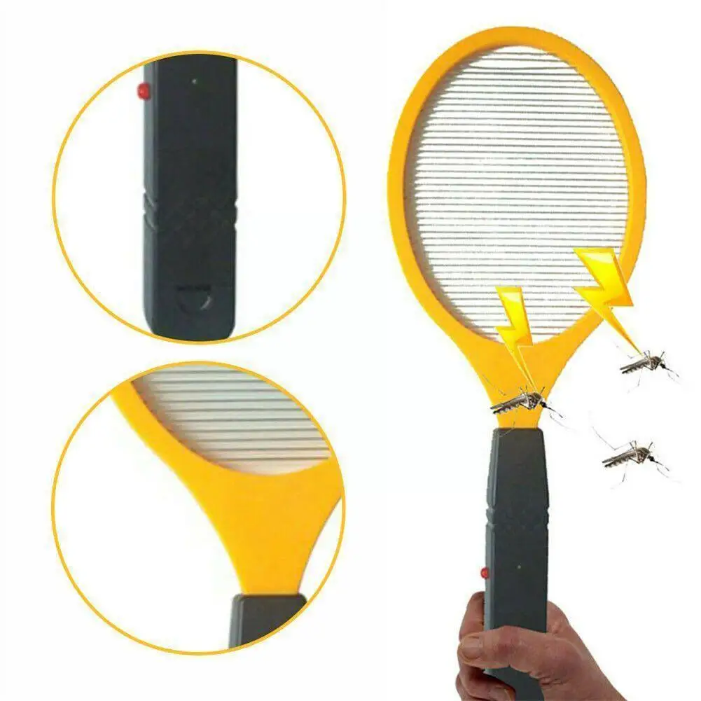 Elektrikli sivrisinek kovucu Katili Elektrikli Sineklik Ev Sinekler Böcek Akülü Güç Böcekler Zapper Pil Fritöz Öldürür Racke Görüntü 0