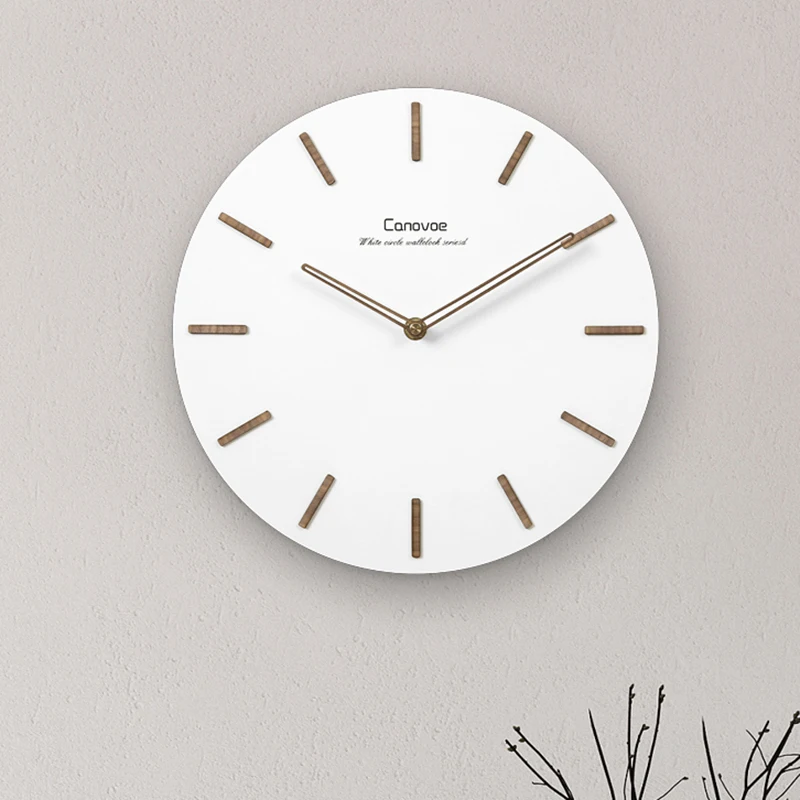 Sessiz duvar saati İskandinav Tasarım Modern Oturma Odası duvar saati Mekanizması Mutfak Horloge Murale Tasarım Moderne Minimalist Dekor Görüntü 0