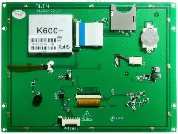 DMT80600C080 _ 04WT DGUS seri port endüstriyel kontrol ekranı Görüntü 1