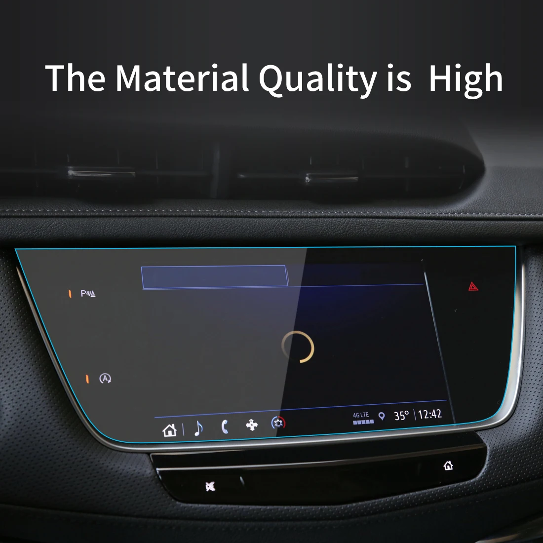Araba Çıkartmaları Carplay Ekran Koruyucu Cadillac XT5 2023 Ekran Temperli Cam koruyucu film Navigasyon Araba Aksesuarları Görüntü 1