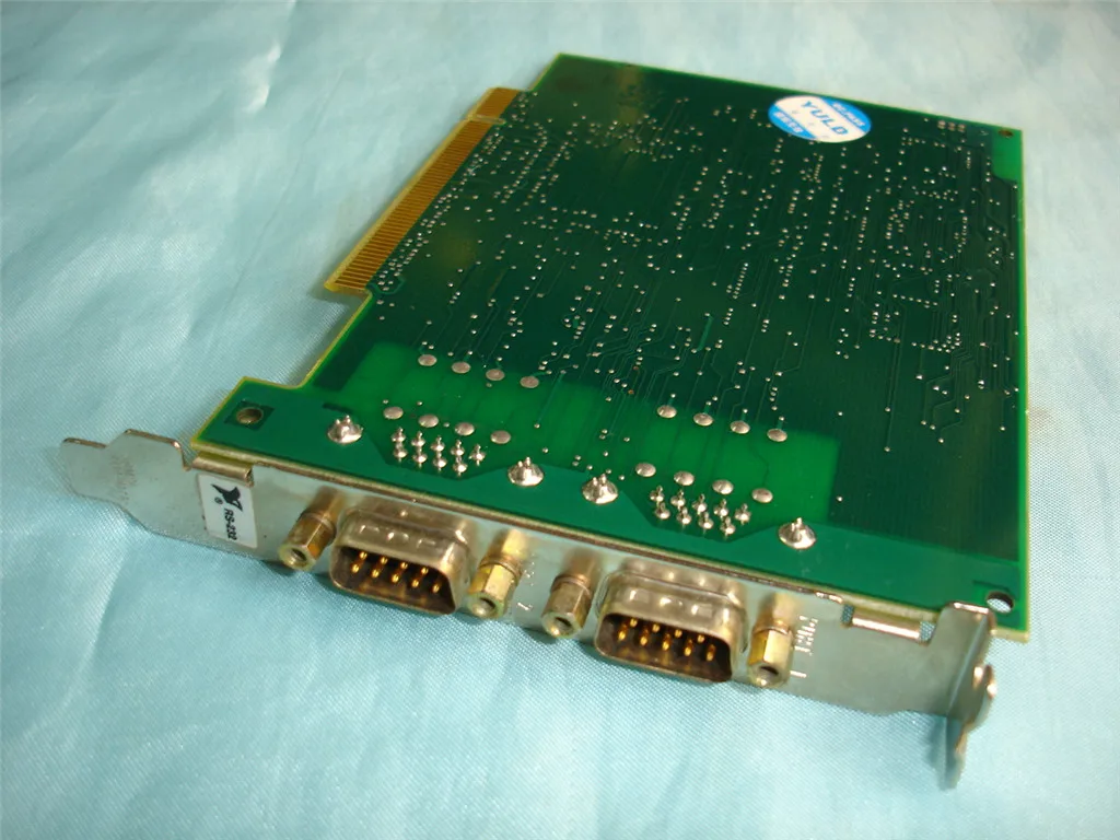 Yeni ABD NI şirketin PCI-232/485.2 CH RS-232 2 Seri Haberleşme Yakalama Kartı Görüntü 1
