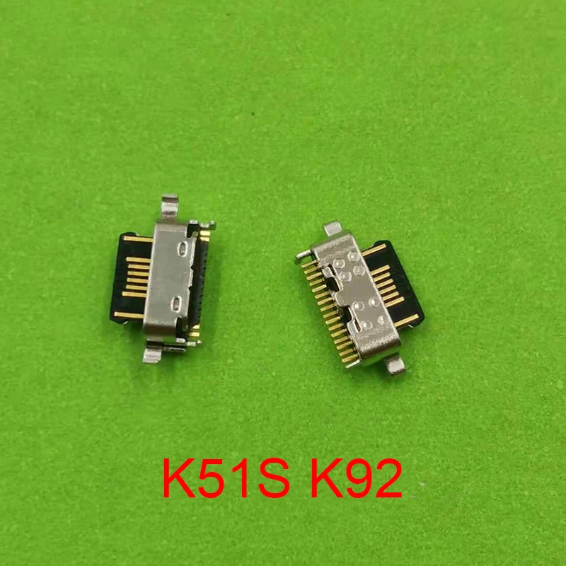 50 Adet mikro usb Şarj Konektörü LG k41s K61 K51 K50S K50 K51S K42 K52 K92 Şarj Jakı Dock Tak Bağlantı Noktası Görüntü 2