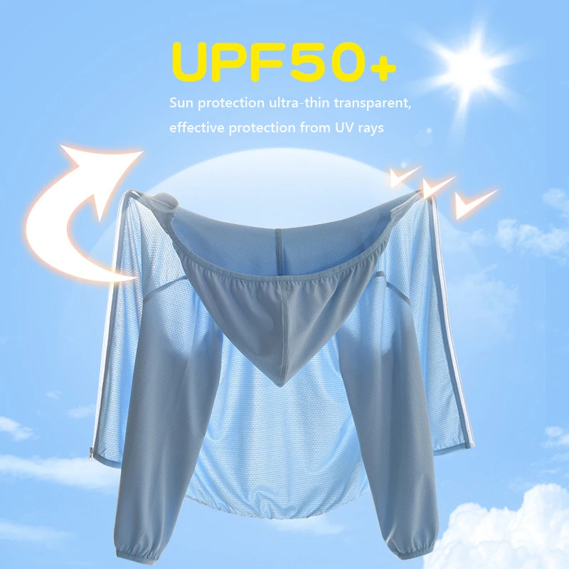 UPF 50 + Güneş Koruyucu Ceket Çocuklar ve Kadınlar için güneş koruma giyimi Cilt Ceket Kız Erkek Çocuk Yetişkin Ebeveyn - çocuk Yaz Görüntü 2