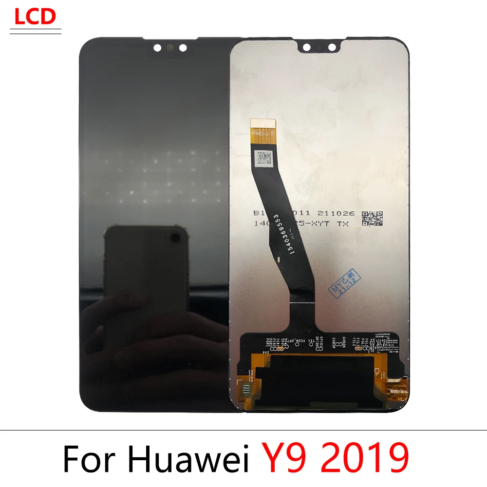 Orijinal Ekran İçin Huawei Y9 Başbakan 2019 STK-L21 STK-L22 STK-LX3 Lcd Dokunmatik Ekran Meclisi Y9 2019 JKM-LX1 JKM-LX2 LX3 Görüntü 2