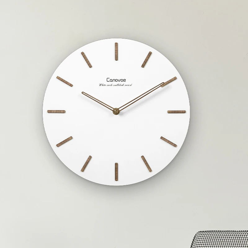 Sessiz duvar saati İskandinav Tasarım Modern Oturma Odası duvar saati Mekanizması Mutfak Horloge Murale Tasarım Moderne Minimalist Dekor Görüntü 3