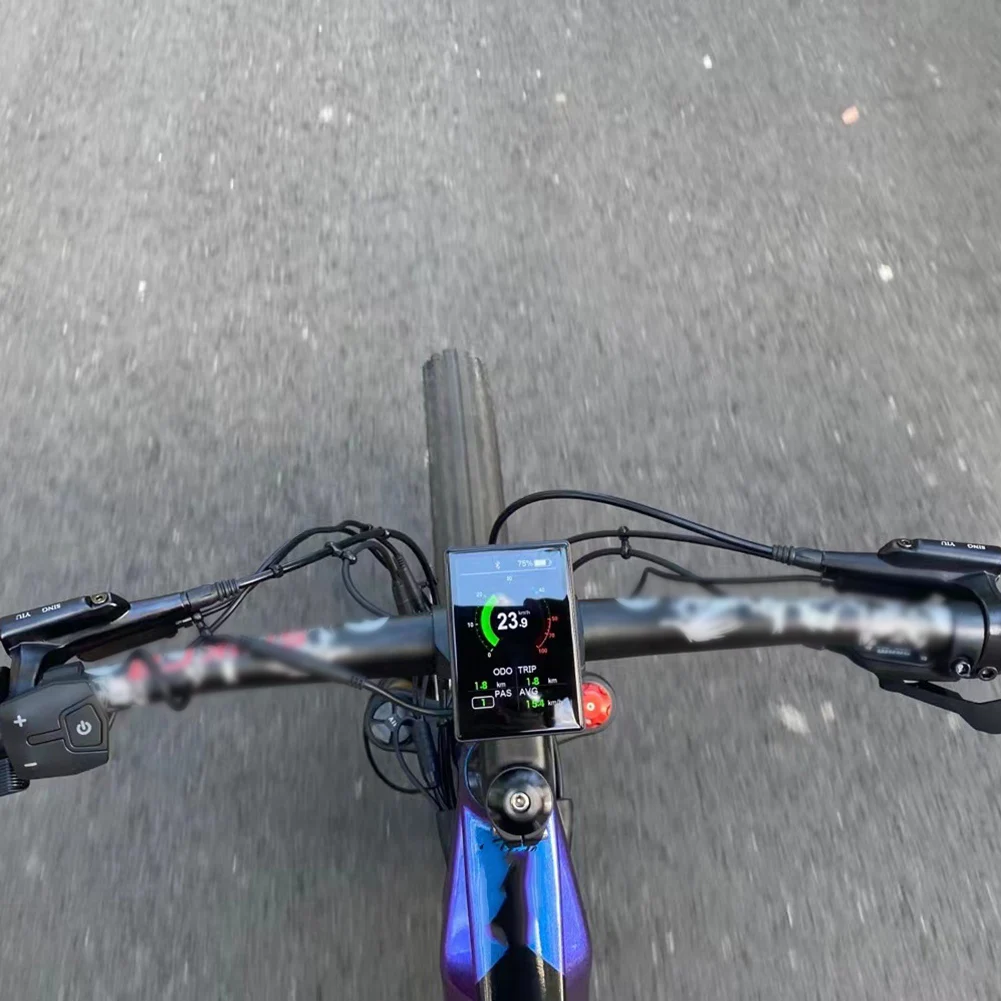 Bafang EB04 IPS Ekran Ebike Ekran Su Geçirmez E-bisiklet Aksesuarları Elektrikli Bisiklet Parçaları Bafang Orta Tahrik Motoru Görüntü 5