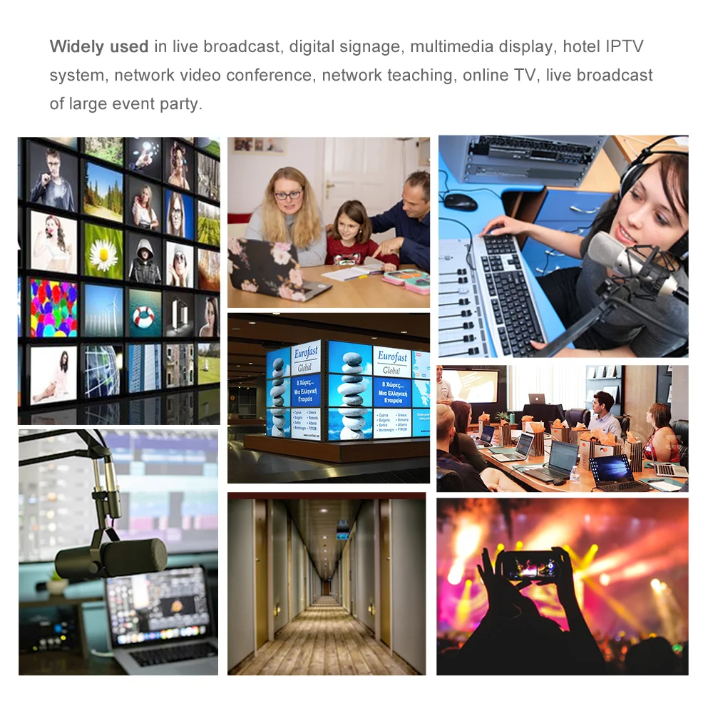 2 kanal 4K hd-mı video kodlayıcı döngü desteği rtmp rtsp srt hlv fls o-nvıf udp ağ video kodlama Görüntü 5