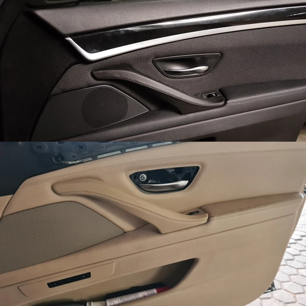 İç kol İç Kapı Paneli Çekme ayar kapağı Arka Sol Sağ BMW F10 F18 5 Serisi 2010-2017 Araba Yedek Parçaları Görüntü 5