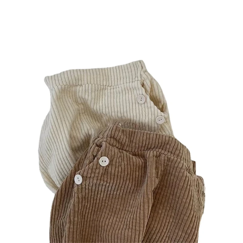 Çocuk giyim setleri 2023 İlkbahar ve Sonbahar Yeni Moda Bebek Yumuşak Kadife Gevşek Tarzı Bebek Yaka Üst ve Pantolon Görüntü 5